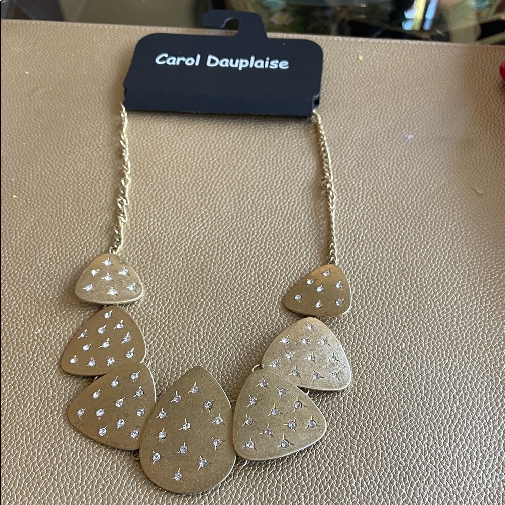 Carol Dauplaise Gold and Silver Necklace